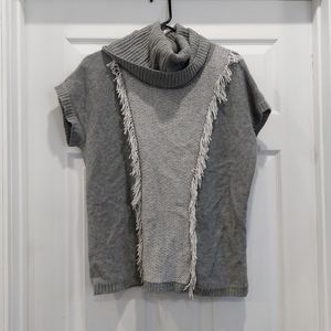 Lafayette 148 Wool Grey Pullover S/S Sweater